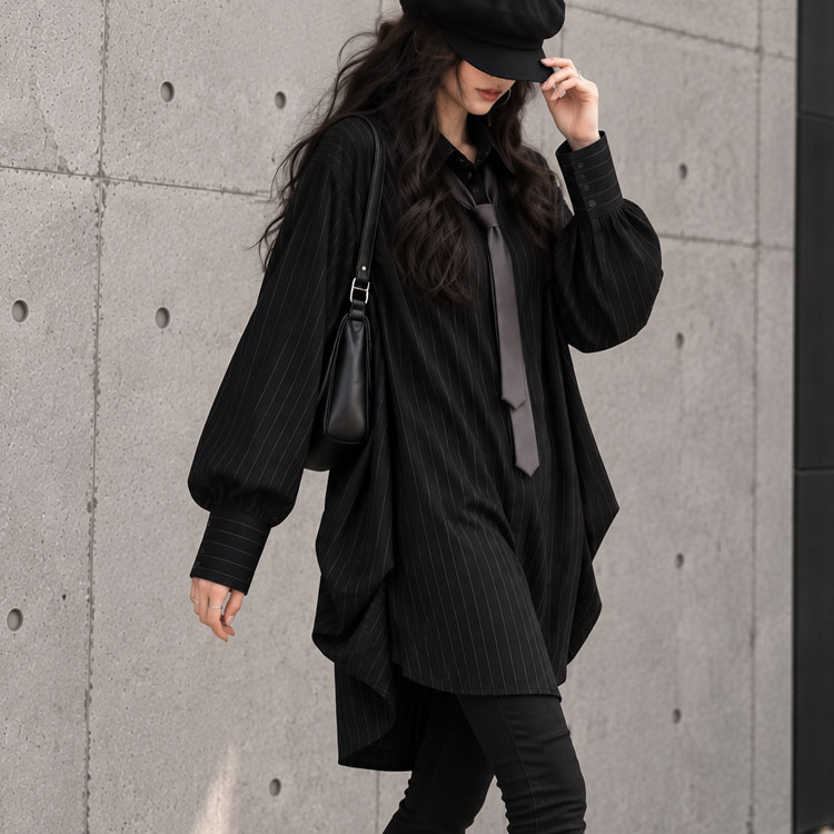 大きいサイズ レディース ロングシャツワンピース jp017