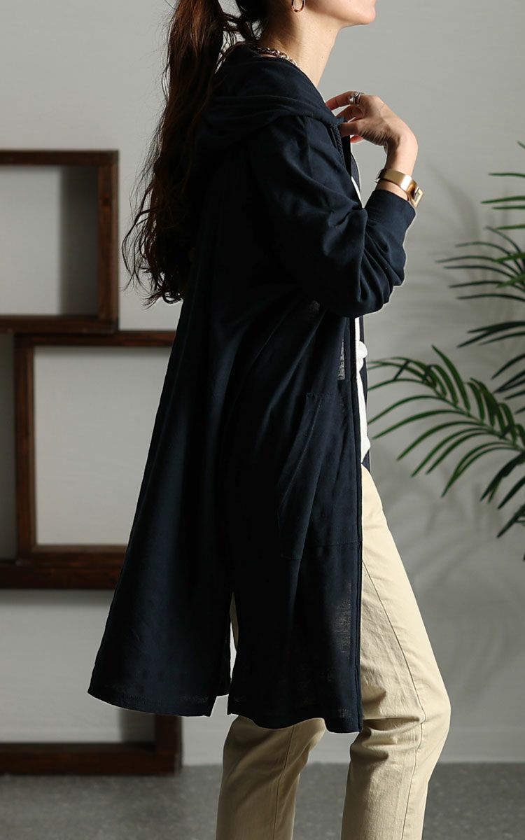 大きいサイズ レディース UV対策吸湿速乾ジップアップロングパーカー　map-97l