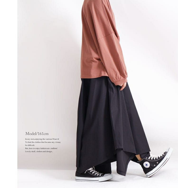 大きいサイズ レディース フレアワイドパンツ　sw-0234