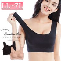 大きいサイズ レディース シームレスナイトブラジャー　goldy-450