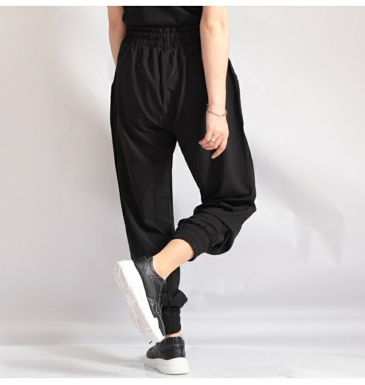 大きいサイズ レディース ドロスト付きジョガーパンツ　goldy-482