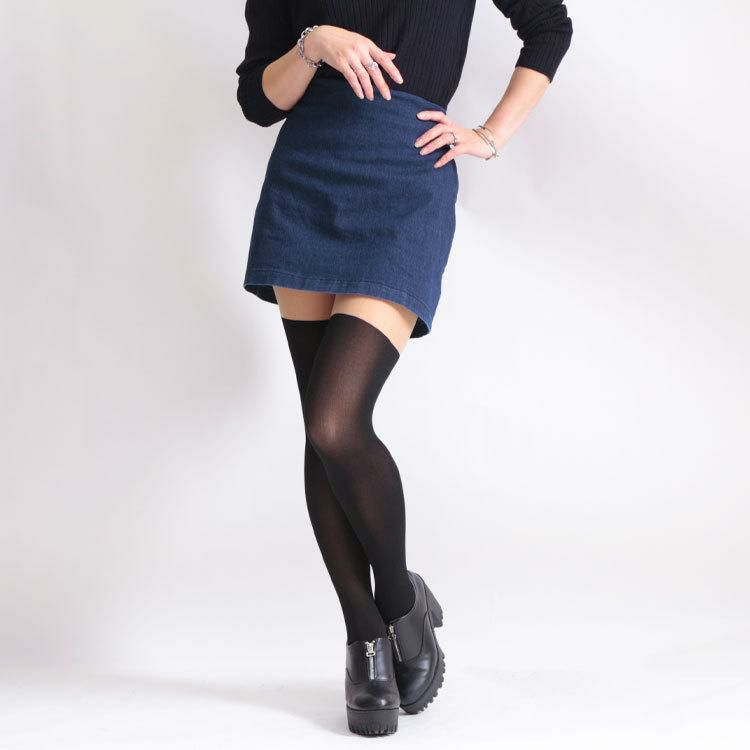 大きいサイズ レディース ストレッチマイクロミニタイトスカート　jp255【メール便可】 デニム