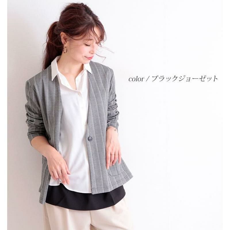 大きいサイズ レディース レイヤード風つけ裾　jp256【メール便可】 ブラックジョーゼット生地