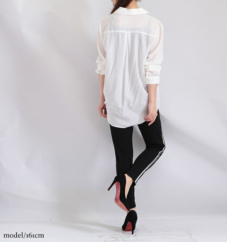 大きいサイズ レディース サイドライン入りレギンスパンツ　bai-0016