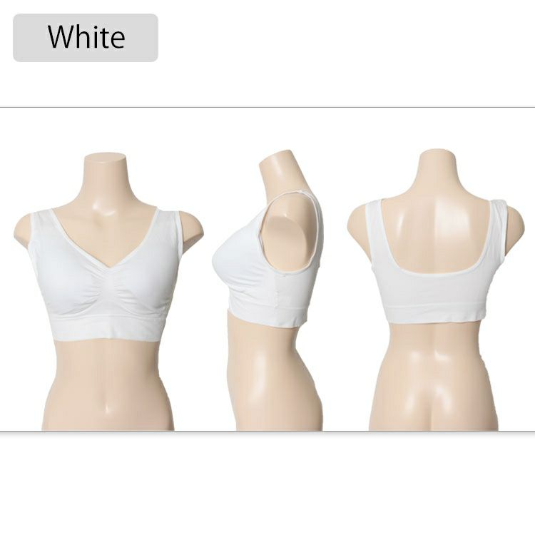 大きいサイズ レディース 取り外し可能カップ付きノンワイヤーブラ　goldy-540