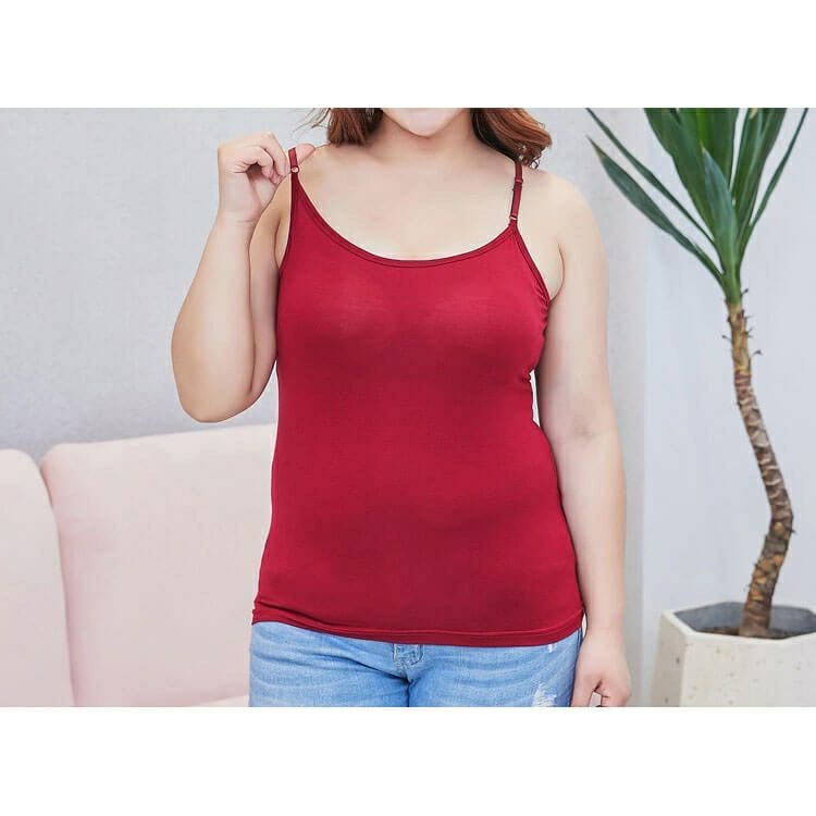 大きいサイズ レディース ブラカップ付きキャミソール　goldy-546