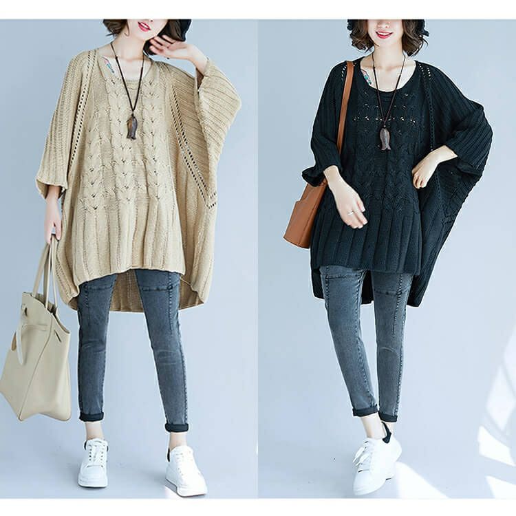 大きいサイズ レディース ビッグサイズ 七分袖サマーニット　goldy-622