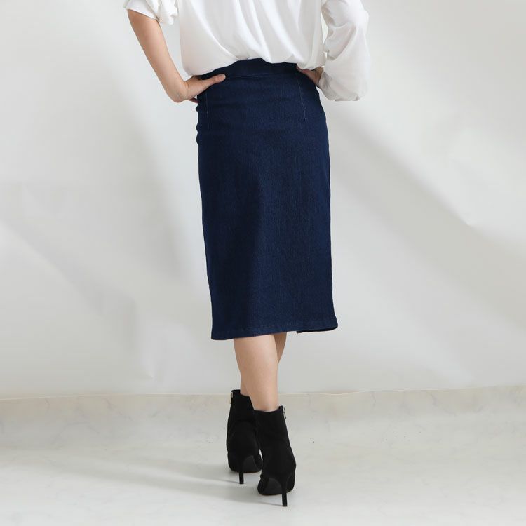 大きいサイズ レディース ビッグサイズ ジップアップタイトスカート　goldy-624 【メール便可】