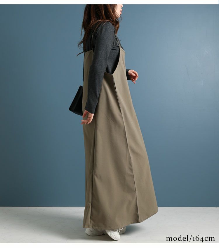 大きいサイズ レディース ビッグサイズ フレアキャミソールワンピース　maru-6453