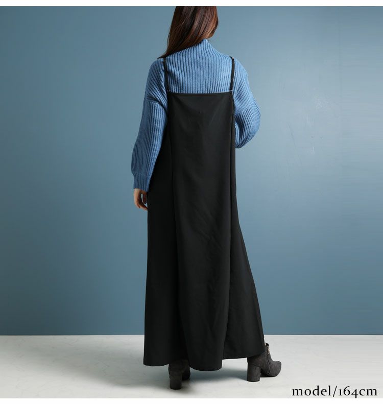 大きいサイズ レディース ビッグサイズ フレアキャミソールワンピース　maru-6453