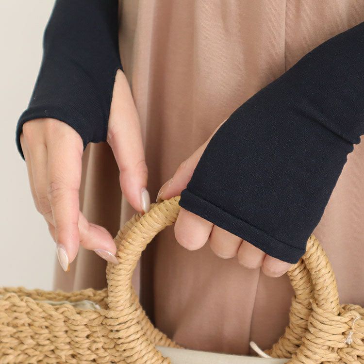 大きいサイズ レディース 接触冷感アームカバー　pure-013 【メール便可】