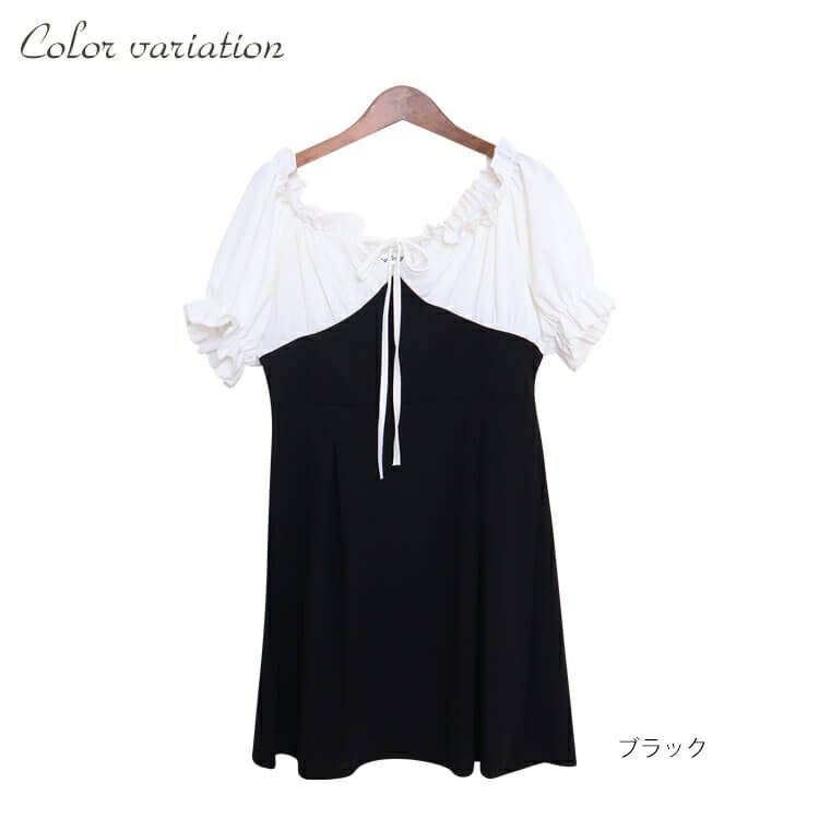 大きいサイズ レディース オフショルダー膝丈ワンピース　goldy-674