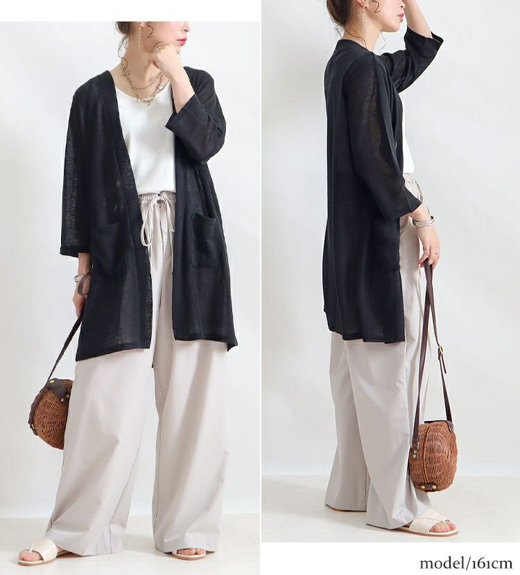 大きいサイズ レディース 接触冷感トッパーカーディガン　cast-5514052 【メール便可】