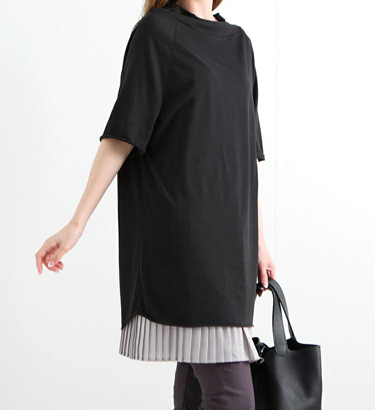 大きいサイズ レディース プリーツ切替えレイヤードキャミソール　gold861 【メール便可】