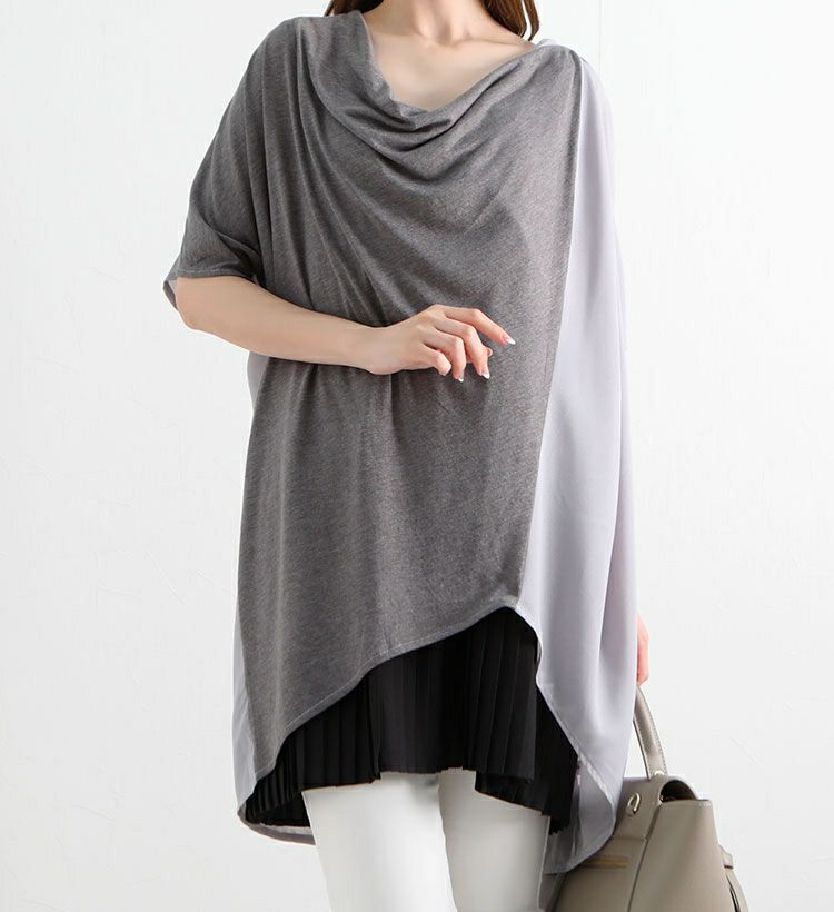 大きいサイズ レディース プリーツ切替えレイヤードキャミソール　gold861 【メール便可】