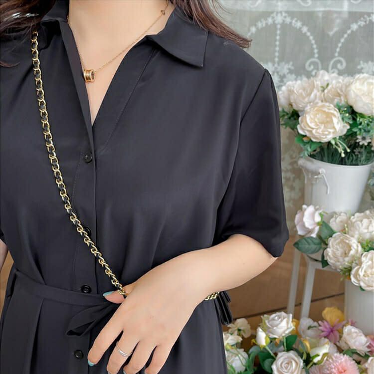 大きいサイズ レディース マーメイドスカートワンピース　goldy-736 【メール便可】