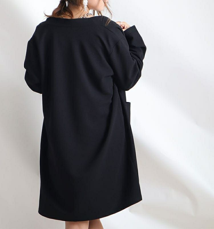 大きいサイズ レディース ロングカーディガン　gold849