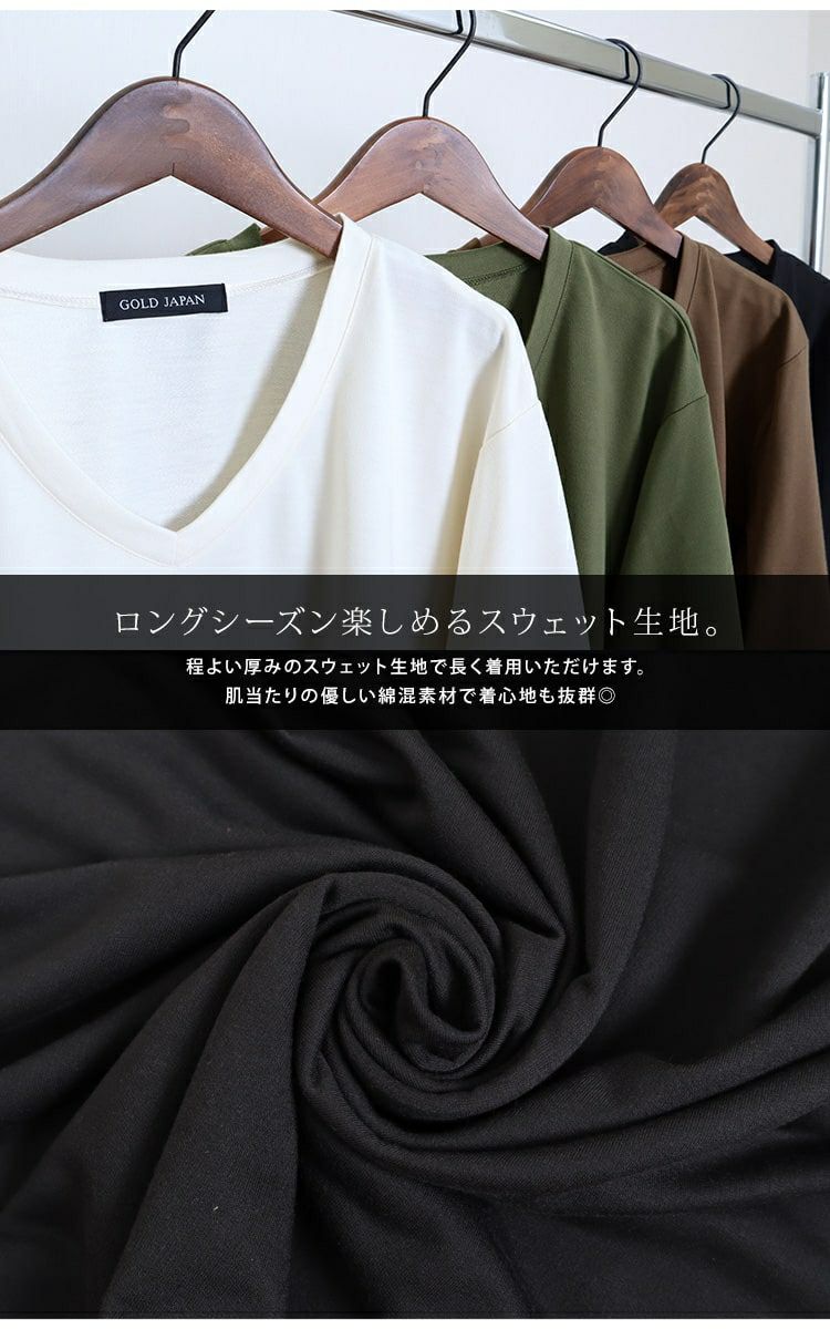 大きいサイズ レディース キャンディースリーブVネックカットソー　bai-0076