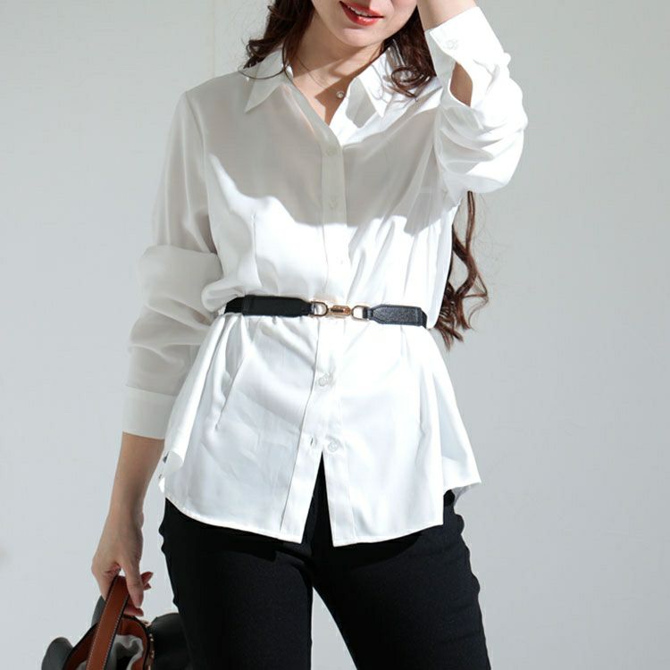 大きいサイズ レディース ビットデザイン細ゴムベルト　art-dgnl　【メール便可】