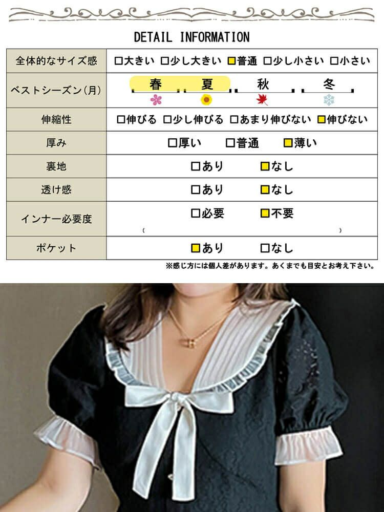 大きいサイズ レディース ブラックサマーワンピース　goldy-930