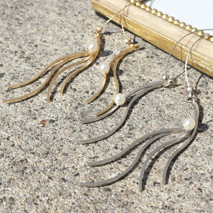 大きいサイズ レディース スライドチェーンモチーフネックレス　humio-062　【メール便可】