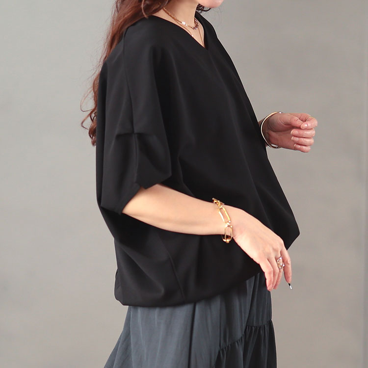 大きいサイズ レディース 接触冷感＆UVカット肩タックドルマンプルオーバー　mncut-122106