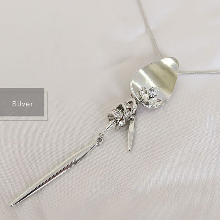 大きいサイズ レディース スライドチェーンネックレス　humio-061 【メール便可】