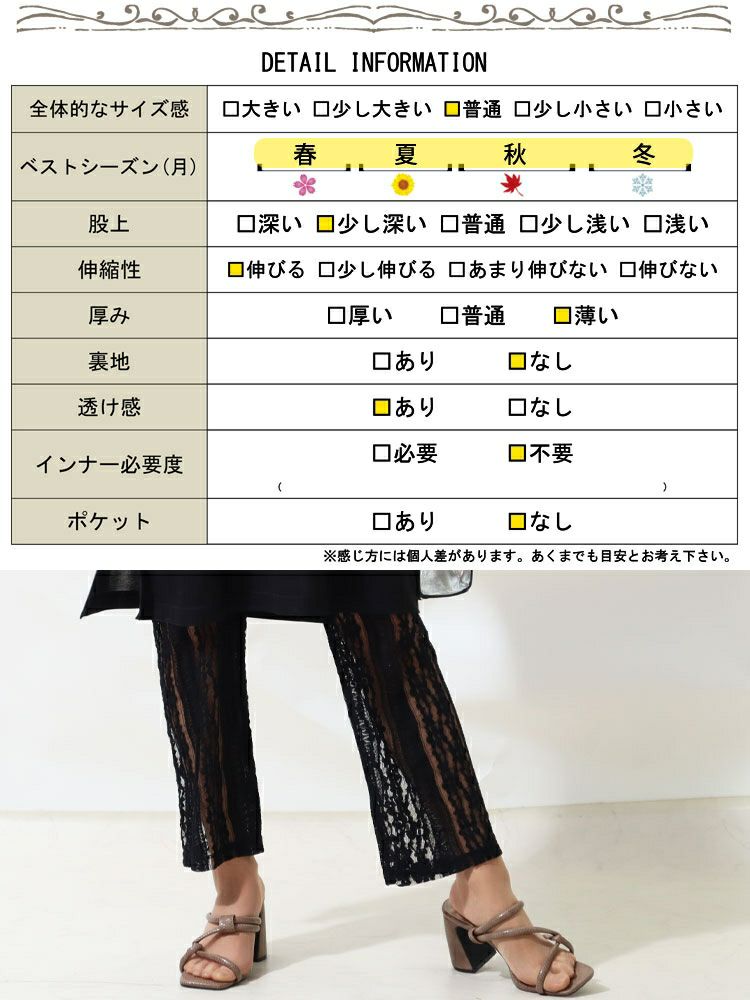 大きいサイズ レディース 股ズレ防止レースパンツ　u2-0033 【メール便可】