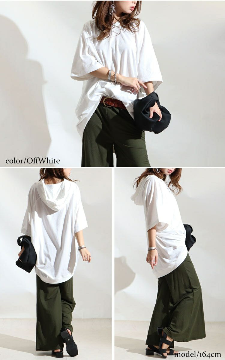 大きいサイズ レディース オーバーコクーンプルオーバーパーカー　bai-0100