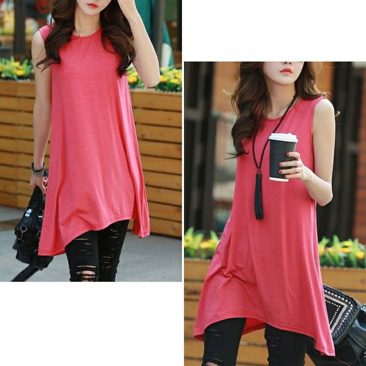 大きいサイズ レディース Aラインタンクトップ　goldy-1087 【メール便可】