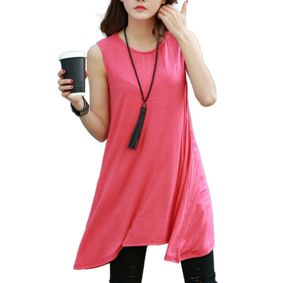 大きいサイズ レディース Aラインタンクトップ　goldy-1087 【メール便可】 ピンク