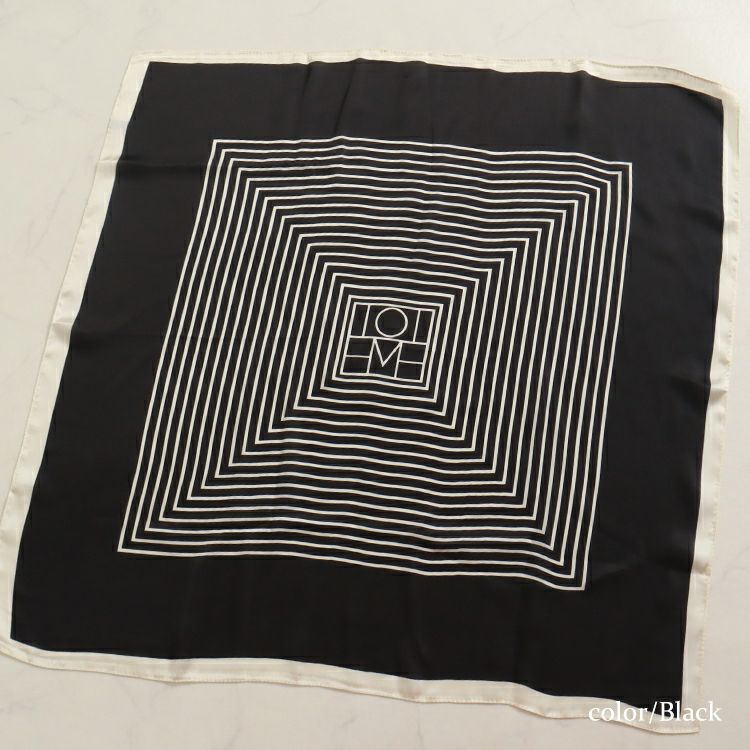 大きいサイズ レディース シルク調柄スカーフ　goldy-1092　【メール便可】