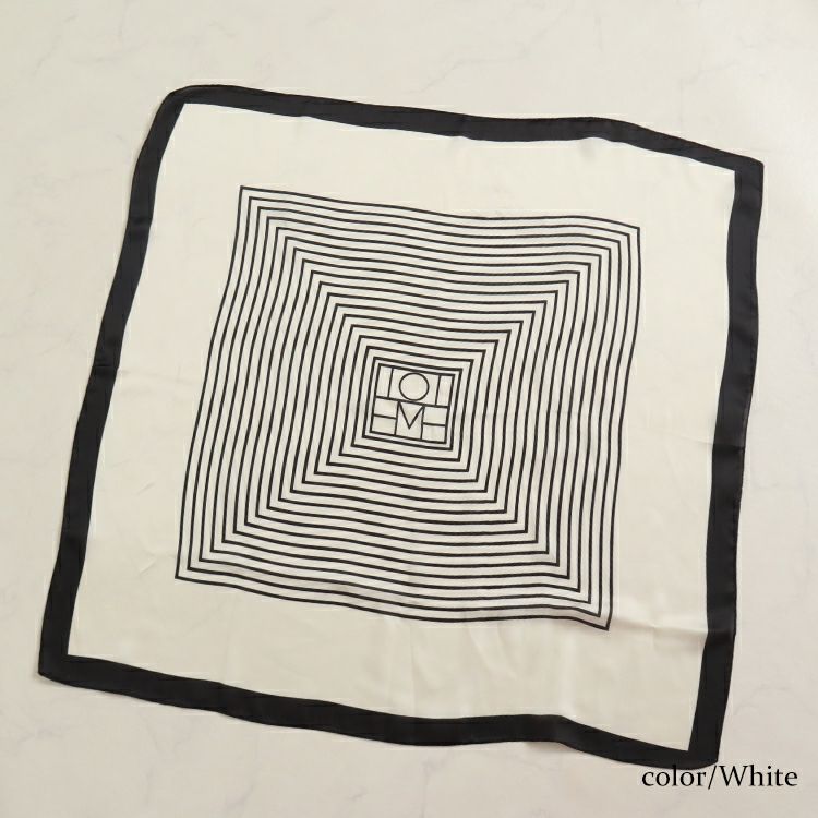 大きいサイズ レディース シルク調柄スカーフ　goldy-1092　【メール便可】