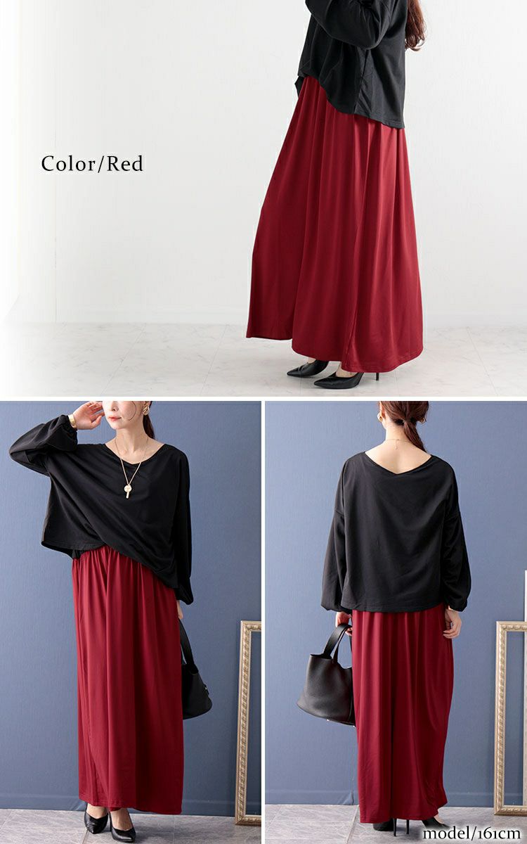 大きいサイズ レディース ドッキングロングワンピース　nw-22022