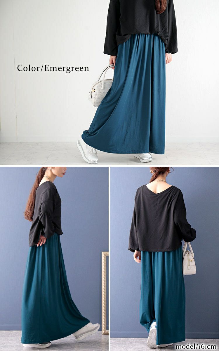 大きいサイズ レディース ドッキングロングワンピース　nw-22022