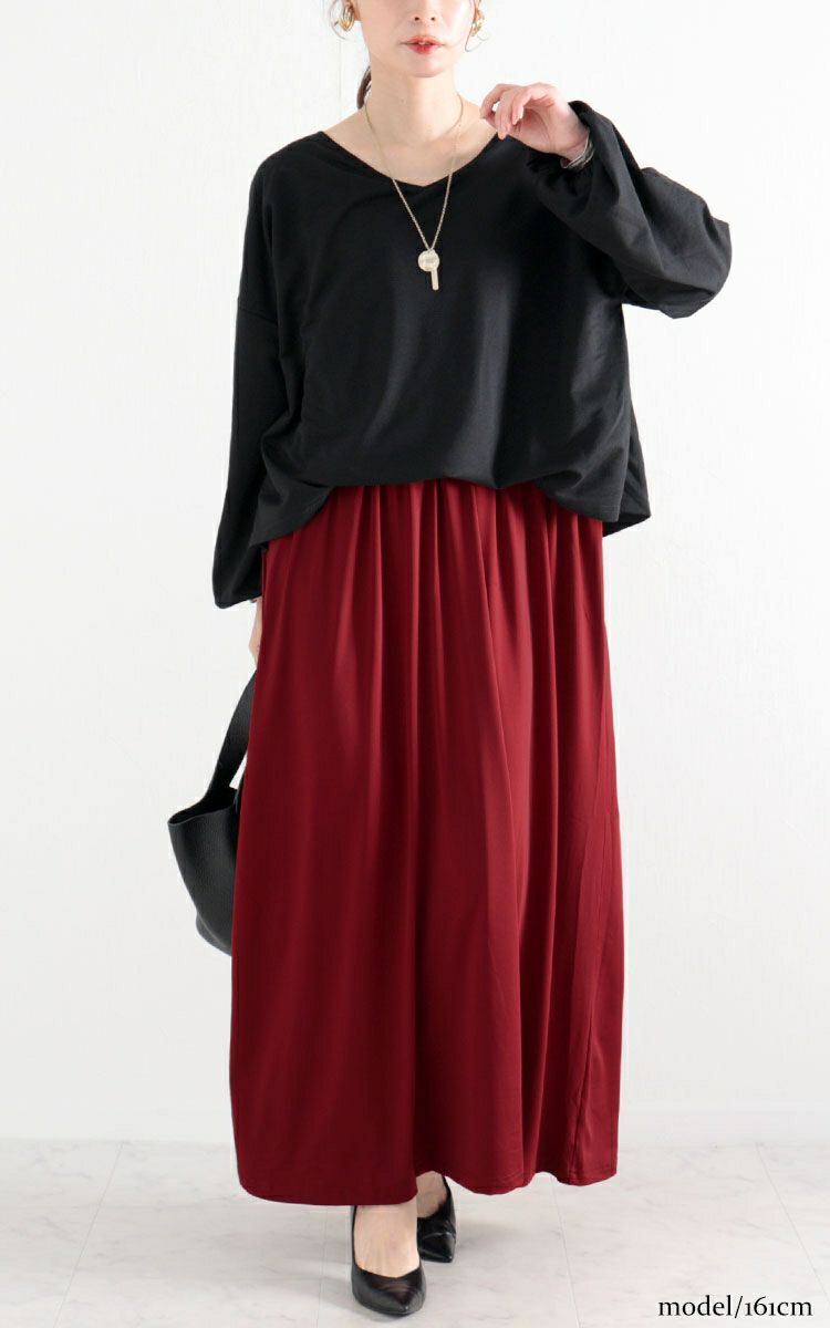 大きいサイズ レディース ドッキングロングワンピース　nw-22022