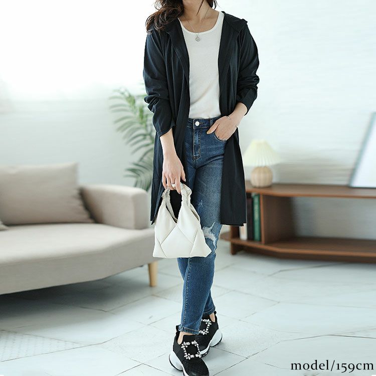 大きいサイズ レディース フーディートッパーカーディガン　cast-5526035