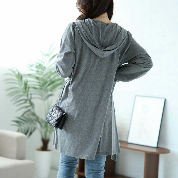 大きいサイズ レディース フーディートッパーカーディガン　cast-5526035