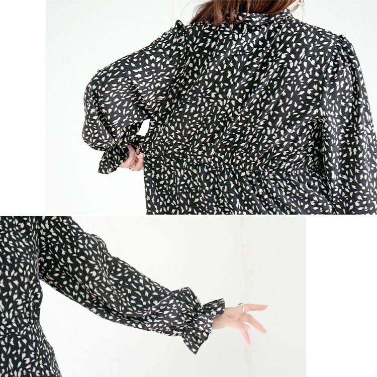 大きいサイズ レディース ボウタイマーメイドワンピース　maru-35979