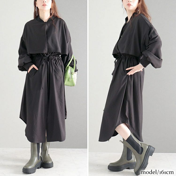 大きいサイズ レディース ロングジャケット　sw-0485