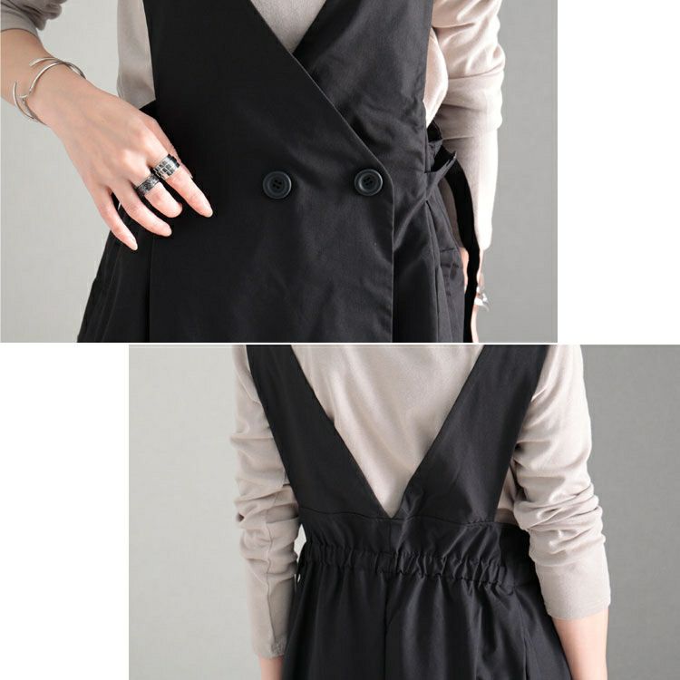 大きいサイズ レディース ジャンパースカート　nw-22030