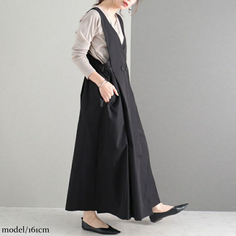 大きいサイズ レディース ジャンパースカート　nw-22030