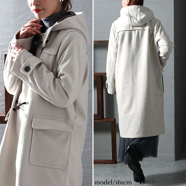 大きいサイズ レディース ダッフルコート mnfk-122760 | 大きいサイズ