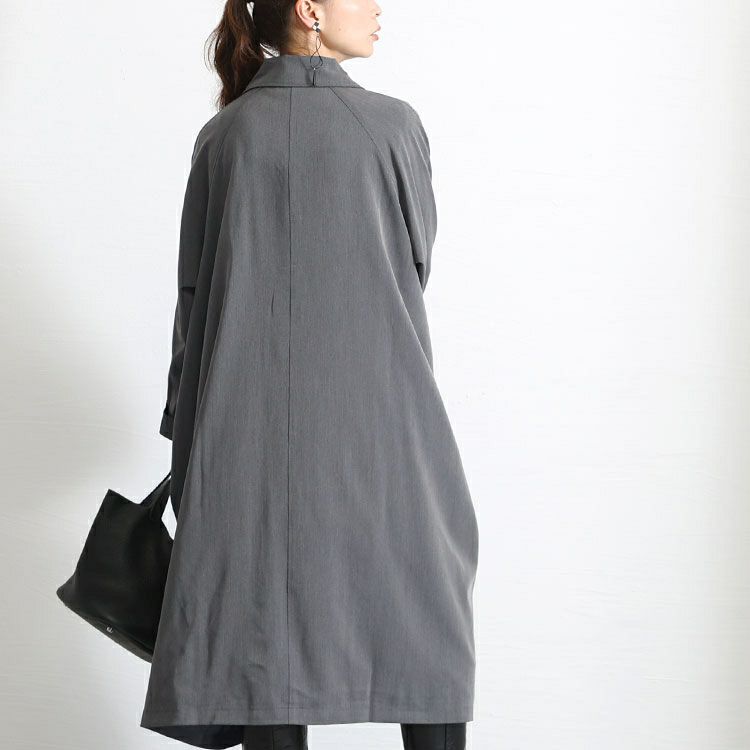 大きいサイズ レディース トレンチジャケットコート　nw-22035