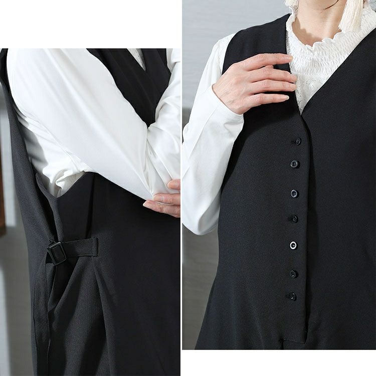 大きいサイズ レディース ワイドサロペットパンツ　nw-22031