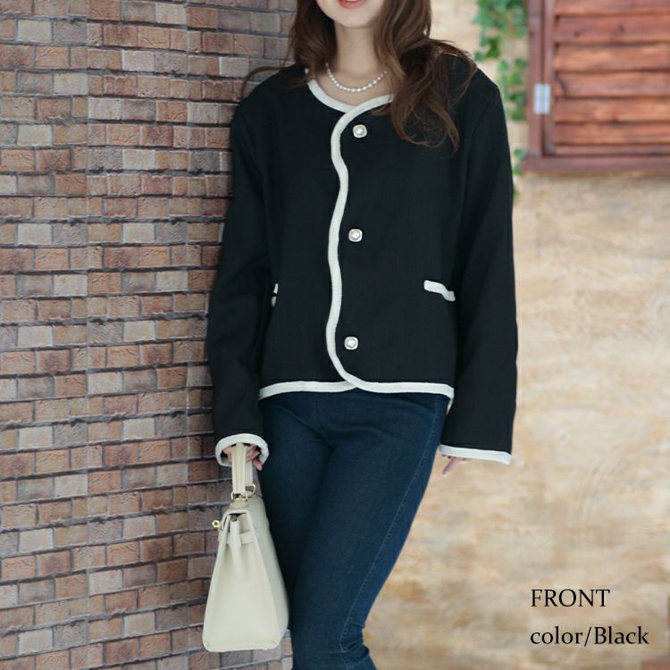 大きいサイズ レディース フロントウェーブフェミニンジャケット　goldy-1172