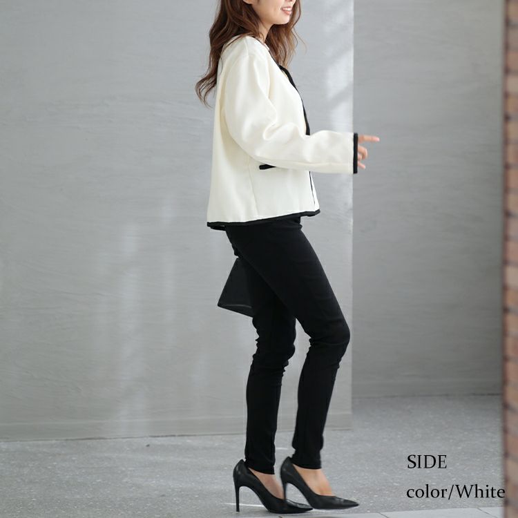 大きいサイズ レディース フロントウェーブフェミニンジャケット　goldy-1172