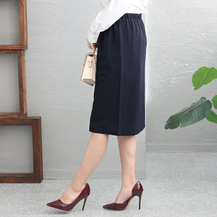 大きいサイズ レディース ストレッチナロースカート　maru-6642