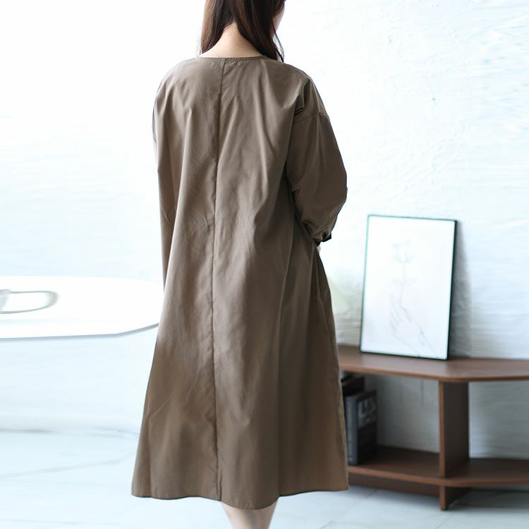 大きいサイズ レディース カシュクール切替えワンピース　fem-321