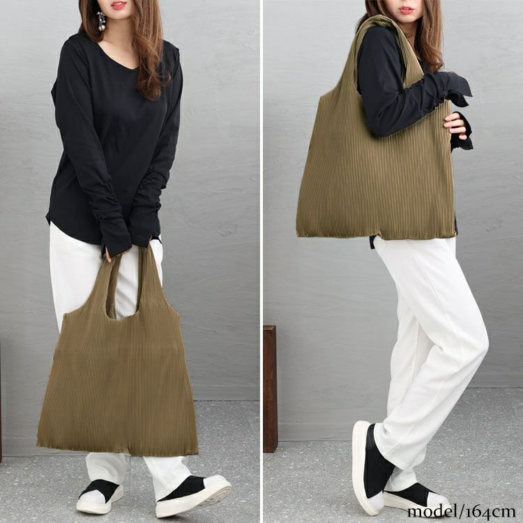 大きいサイズ レディース マイクロプリーツバッグ　art-9133